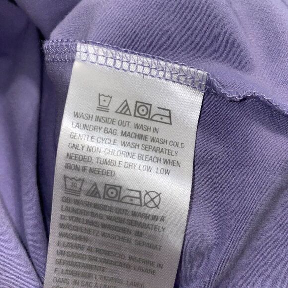 H By Halston Sleeveless Knit Dress Womens 4P Layered Lavender Purple - Picture 7 of 8